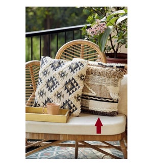 "Cotton Knitted Cushion, 20% OFFF"