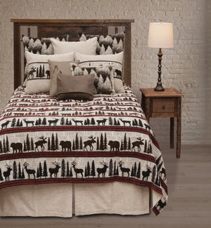 Lazy Lodge Coverlet Set