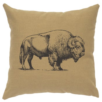 "Buffalo" Image Pillow