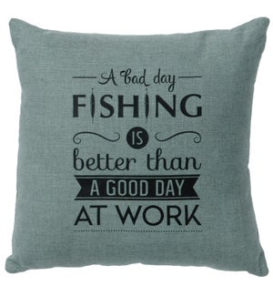 "Fishing Day" Image pillow