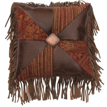 Milady Pillow with Concho (16"x16")