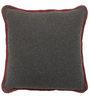 Greystone Decor Pillow (Red Hot Stitching)