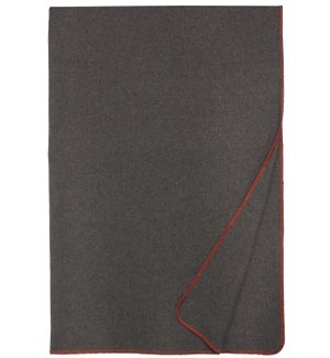 Greystone Throw (Red Hot Stitching)