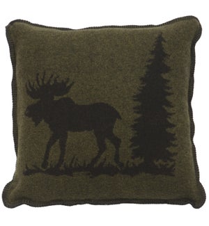 Moose Decor Pillow