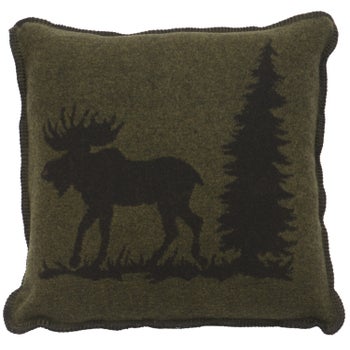 Moose Decor Pillow