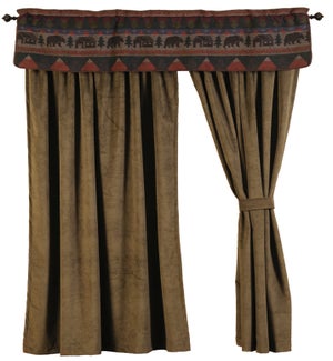 Cabin Bear Drape Set