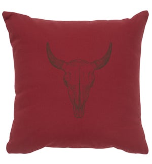 "Bull Skull" Image Pillow