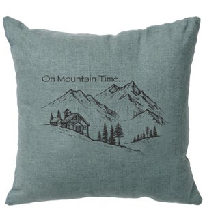 "Mountain Time" Image Pillow