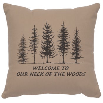 "Neck of the Woods" Image Pillow