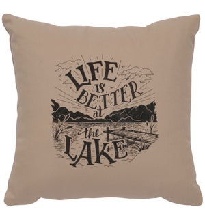 "Life is Better" Image Pillow