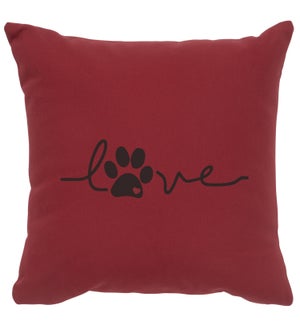 "Love Paw" Image Pillow