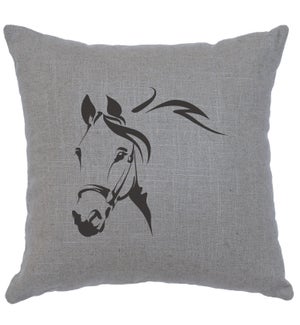 "Horse Profile" Image Pillow