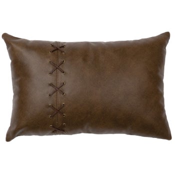 Caribou Leather Pillow (12"x18")