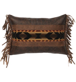 Gallop Leather Pillow (12x18)