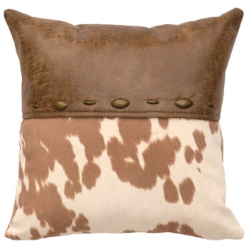 Udder Cream Pillow with accents (16"x16")