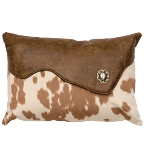 Udder Cream Pillow with accents (12"x18")