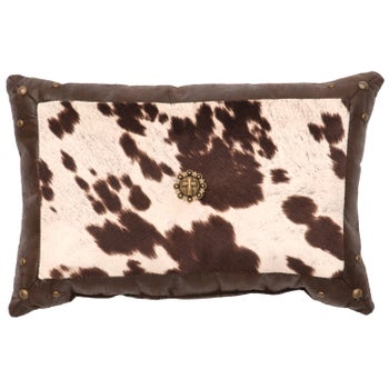 Udder Brown Pillow with accents  (12"x18")