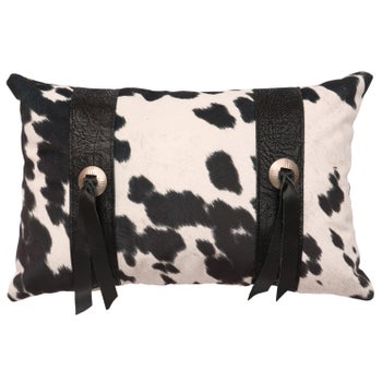 Udder Domino Pillow with accents  (12"x18")