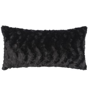 Obsidian Pillow (14"x26")