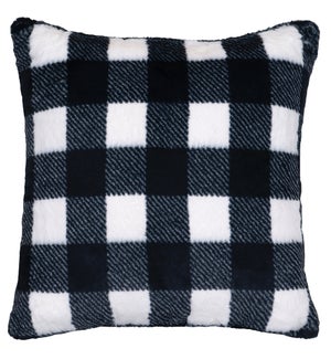 Checkers Snow Pillow (18 x 18)