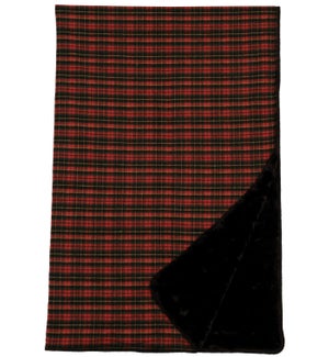 Wooded River Plaid Throw