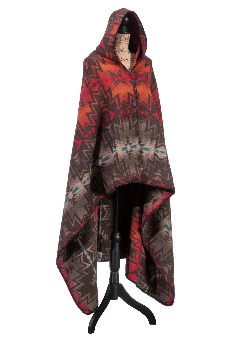 Luminaria Hooded Throw hooded throws Wooded River