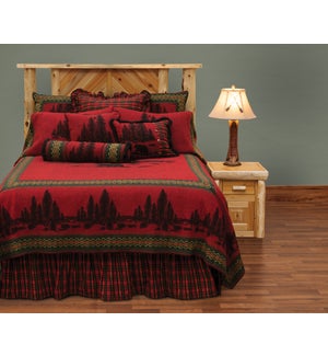 Wooded River Bear Bedspread Set