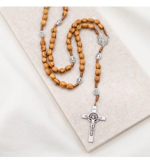 Medjugorje Rosary - Olive Wood Beads