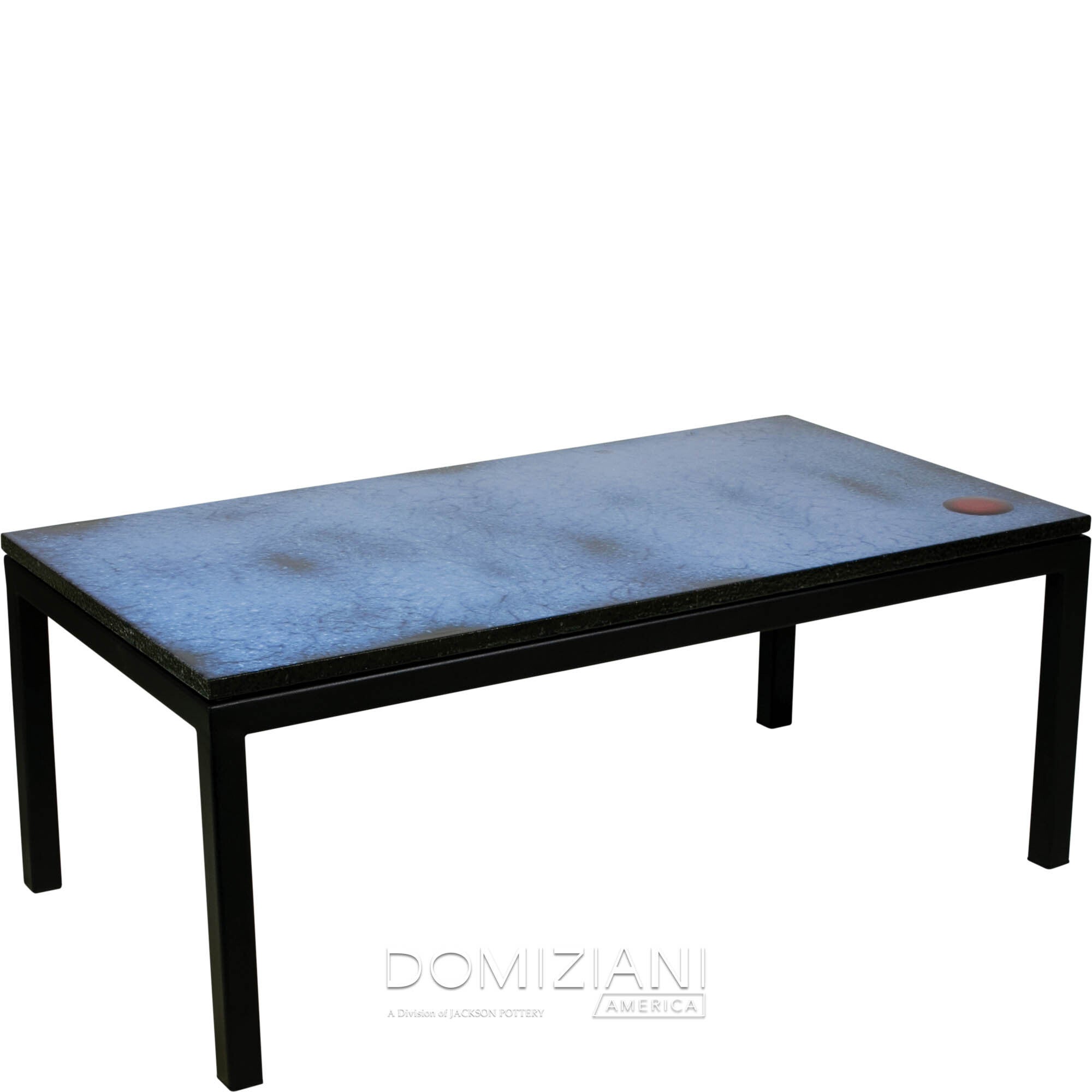 Powder coated steel on sale coffee table