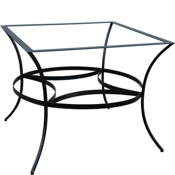 Dining Table Base, 34 x 34 x 28, Black, Supporting Sizes: 54 & 60 Round