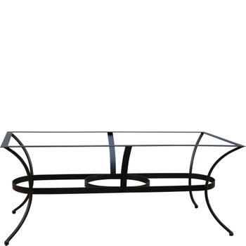 Coffee Table Base, 43 x 20 x 17.5, Black, Supporting Sizes: 44 x 25 & 50 x 30 (2 per case)