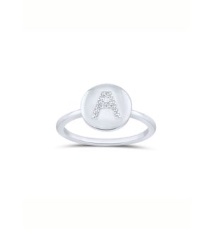 "A" Kiss of Individuality Ring