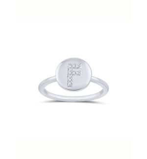 "F" Kiss of Individuality Ring
