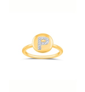 "P" Kiss of Individuality Ring