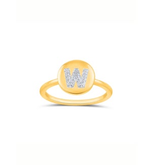 "W" Kiss of Individuality Ring