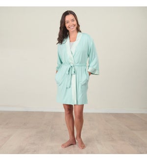 Kimono Robe: Aqua: Large/XL