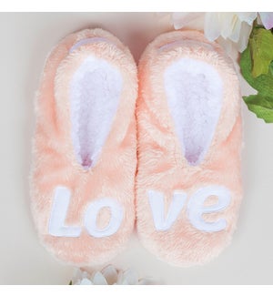 Love footsie: Pink: Size XL (10.5+)