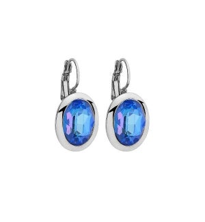 Earring TIVOLA small (S/P) royal blue delite