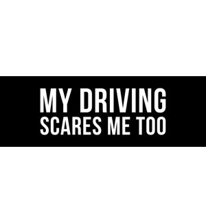 My Driving Scares Me Too Rectangle 3 pack Generic UPC424511365630