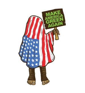 Make America Green Again Square 3 pack Generic UPC424511365630