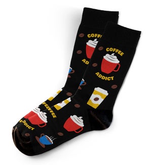 Coffee Addict Socks Generic UPC 789219691796