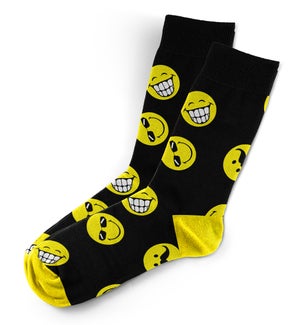 Big Smiley Face Socks Generic UPC 789219691796