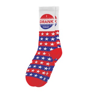 I Drank (voted) Today Socks Generic UPC 789219691796