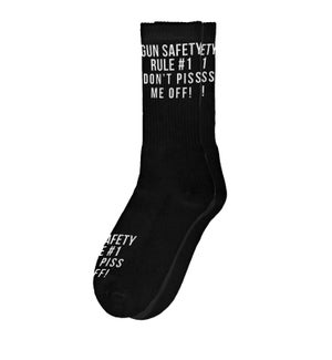 Gun Safety Rule ??1 Socks Generic UPC 789219691796