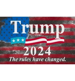 Trump 2024 The Rules Have Changed Flag