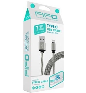 FIFO Type C USB Cable 7 Feet Long