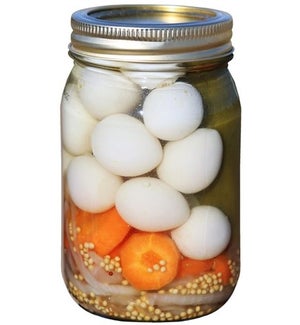 Mild Pickled Quail Eggs 16 oz
