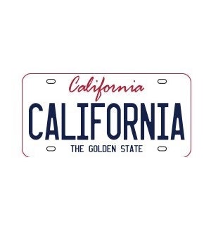 California License Plate Magnet
