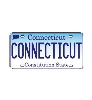 Connecticut License Plate Magnet