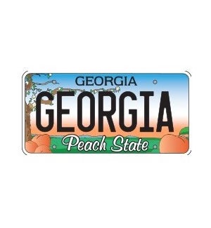 Georgia License Plate Magnet